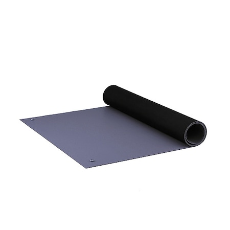 Dissipative Table Mat, Gray, Rubber, L 60in MPN:8385DGYM2460