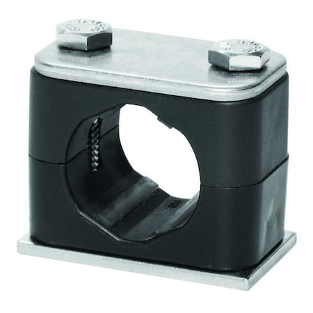Tube Clamp, 1.81in H, 316 SS, Size 51/64in MPN:SP-320-ACT-DP-AS-U-W5-K-642012