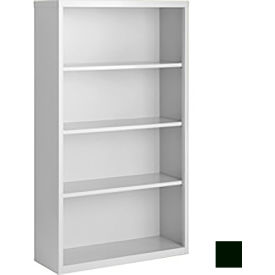 Steel Cabinets USA Bookcase Assembled 36W x 13D x 60H Hunter Green BCA-366013-H-GRN