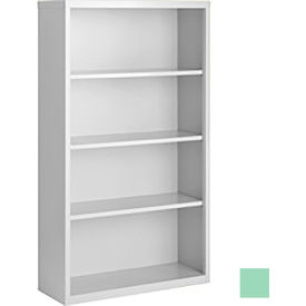 Steel Cabinets USA Bookcase Assembled 36W x 18D x 60H Pastel Green BCA-366018-PT-GRN