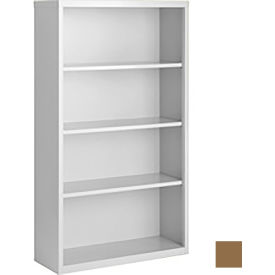Steel Cabinets USA Bookcase Assembled 36W x 18D x 60H Tropic Sand BCA-366018-TS