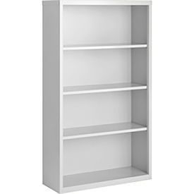 Steel Cabinets USA Bookcase Assembled 36W x 18D x 60H White BCA-366018-W
