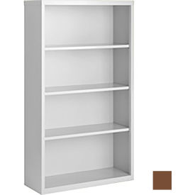 Steel Cabinets USA Bookcase Assembled 36W x 18D x 60H Walnut BCA-366018-WAL