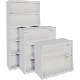 Steel Cabinets USA BCA-368418-G Bookcase Assembled 36x18x84 Gray BCA-368418-G