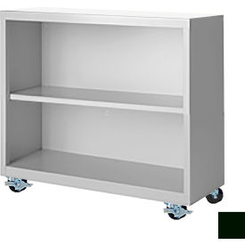 Steel Cabinets USA Bookcase Assembled 36W x 18D x 33H Hunter Green MBCA-363318-H-GRN