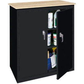 Steel Cabinets USA Counter High Storage Cabinet w/ Plastic Top 36