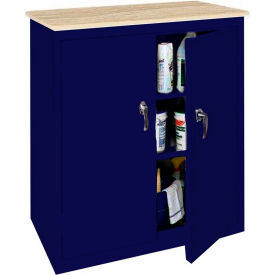 Steel Cabinets USA Counter Height Cabinet with Plastic Top 36