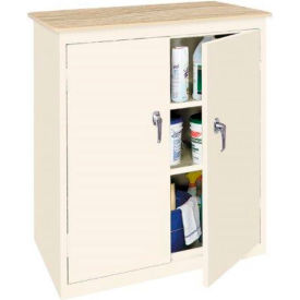 Steel Cabinets USA Counter High Storage Cabinet w/ Plastic Top 36