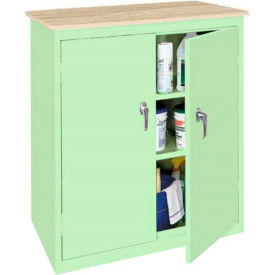 Steel Cabinets USA Counter Height Cabinet with Plastic Top 36