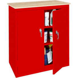 Steel Cabinets USA Counter Height Cabinet with Plastic Top 36