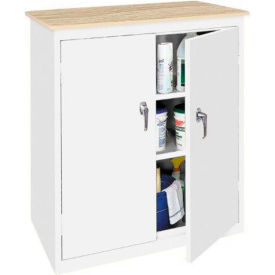 Steel Cabinets USA Counter Height Cabinet with Plastic Top 36
