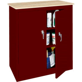 Steel Cabinets USA Counter Height Cabinet with Plastic Top 36