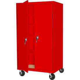 Steel Cabinets USA Mobile Storage Cabinet 48