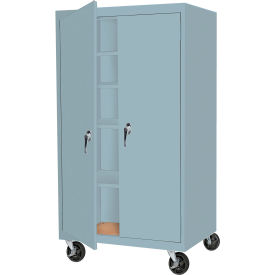 Steel Cabinets USA Mobile Storage Cabinet 48