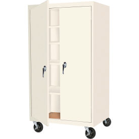 Steel Cabinets USA Mobile Storage Cabinet 48