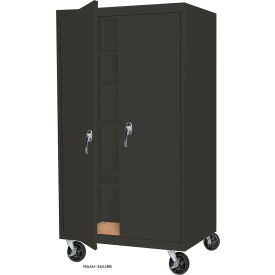 Steel Cabinets USA Mobile Storage Cabinet 48