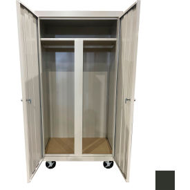 Steel Cabinets USA All-Welded Mobile Wardrobe Cabinet 36