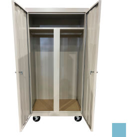 Steel Cabinets USA All-Welded Mobile Wardrobe Cabinet 36