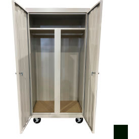 Steel Cabinets USA All-Welded Mobile Wardrobe Cabinet 36