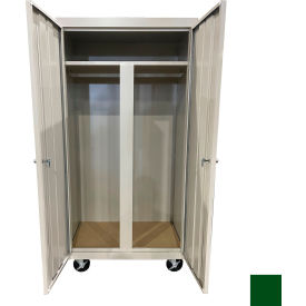 Steel Cabinets USA All-Welded Mobile Wardrobe Cabinet 36