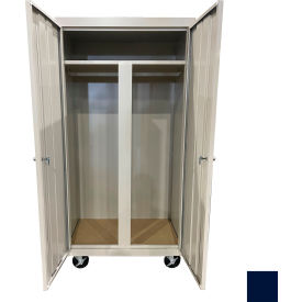 Steel Cabinets USA All-Welded Mobile Wardrobe Cabinet 36