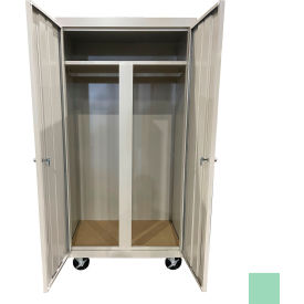 Steel Cabinets USA All-Welded Mobile Wardrobe Cabinet 36