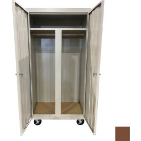 Steel Cabinets USA All-Welded Mobile Wardrobe Cabinet 36