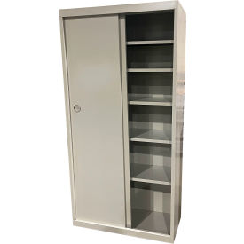 Steel Cabinets USA Sliding Door Storage Cabinet 36