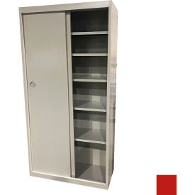 Steel Cabinets USA Sliding Door Storage Cabinet 36
