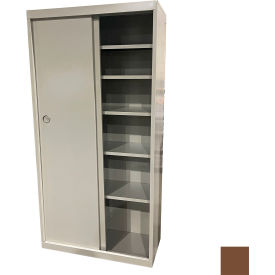 Steel Cabinets USA Sliding Door Storage Cabinet 36