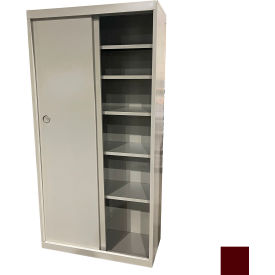 Steel Cabinets USA Sliding Door Storage Cabinet 36