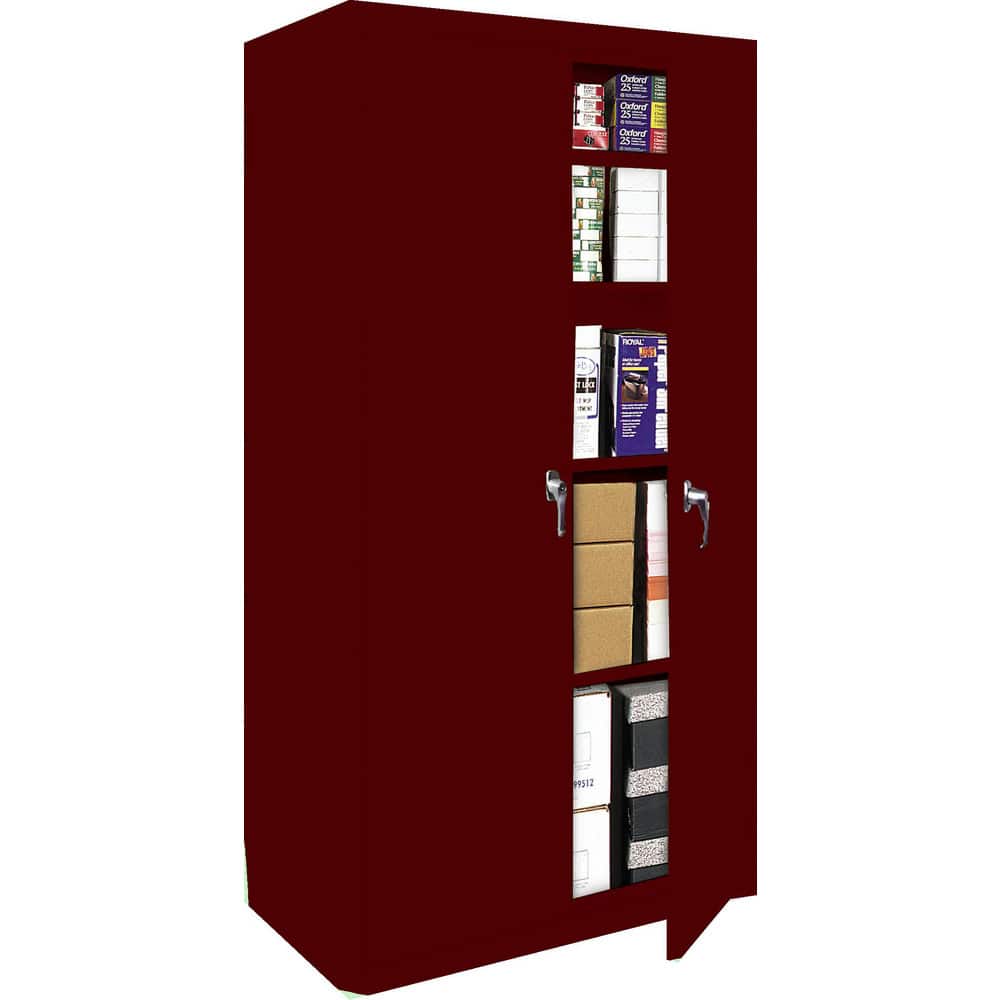 Storage Cabinets, Cabinet Type: Lockable Welded Storage Cabinet , Cabinet Material: Steel , Cabinet Door Style: Flush , Locking Mechanism: Keyed  MPN:FS-36MAG1-WR
