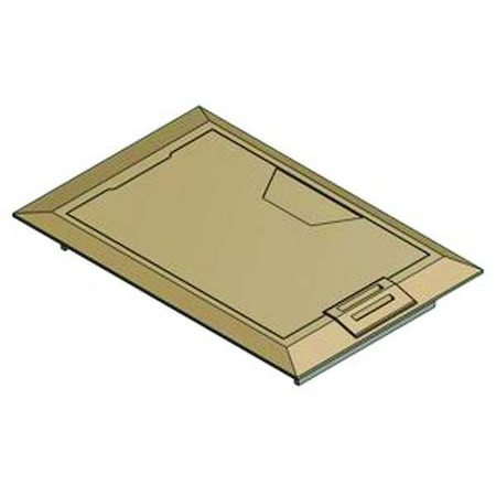 Box Cover, Floor Box Type, 1 Gang, Brass MPN:664-CST-M-BRS