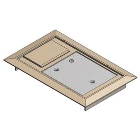 Box Cover, Floor Box Type, 1 Gang, Polycarbonate MPN:664-CST-SW-BGE