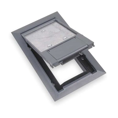 Box Cover, Floor Box Type, 1 Gang, Polycarbonate MPN:664-CST-SW-GRY
