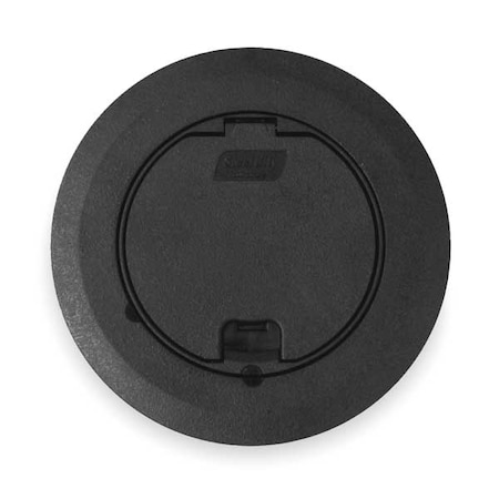 Box Cover, Floor Box Type, 1 Gang, PVC MPN:68R-CST-BLK