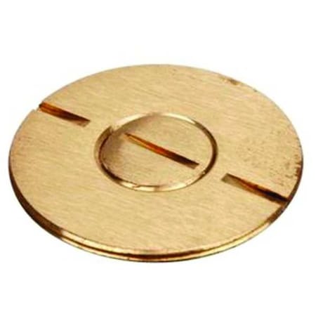 Floor Sub-Plate, Floor Box Type, 1 Gang, Brass MPN:690-SC