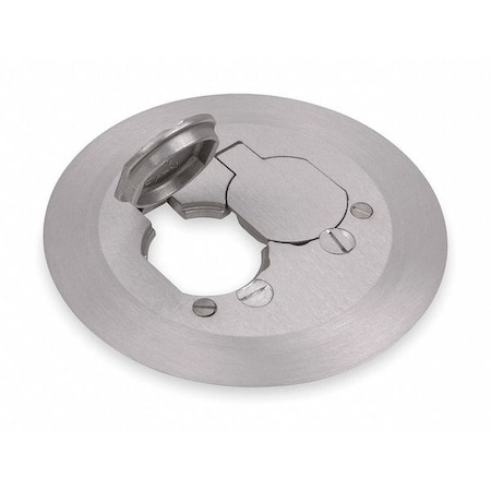 Box Cover, Floor Box Type, 1 Gang, Aluminum MPN:P 60 CACP-AL