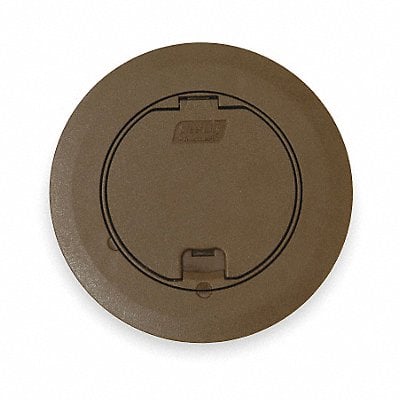 Floor Box Cover Round 6-3/4 in Brown MPN:68R-CST-BRN