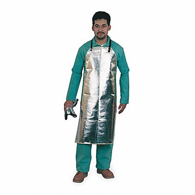 Bib Apron Aluminized PFR Rayon 39 in L MPN:ARL125-39