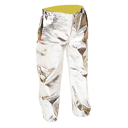Flame Resistant Pants, L 19 oz Aluminized Thermonol MPN:ATH410