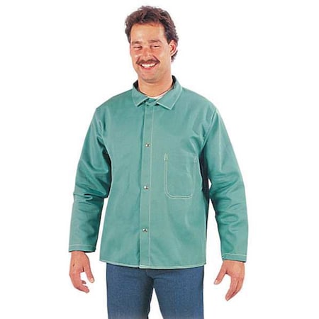 FR Jacket, 12.9 cal/sq cm, XL, 12 oz Whipcord Indura, Snaps Closure MPN:WCP 9450-30