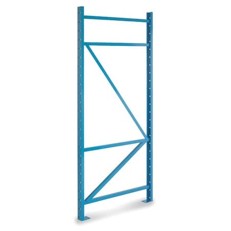 Upright Frame, 8 ft H, 3 in W, 42 in D, Blue MPN:BCF3L042096F03PB