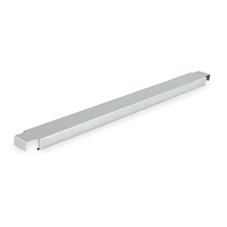 Waterfall Pallet Support, Teardrop, 1 1/2 in H, 2 7/8 in W, 36 in D, Gray MPN:PSWSG036G