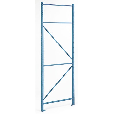 Pallet Rack Upright, Blue, 16 Gauge MPN:RTFBP042192F01PB
