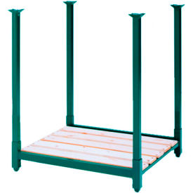 Steel King® Portable Stack Rack Wood Deck 48