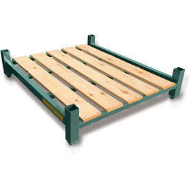 Steel King® Stack Rack Base Wood Deck 60