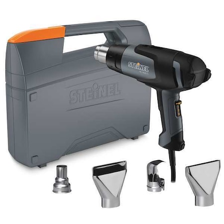 Heat Gun Kit, Corded Powered, 120V AC, Adjustable Temp. Setting, 1, 400 W Watt, Pistol-Grip Handle MPN:GPKHL1820