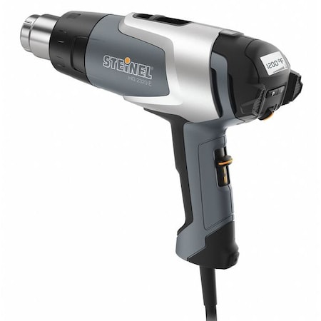 Heat Gun, Corded Powered, 120V AC, Adjustable Temp. Setting, 1, 600 W Watt, Pistol-Grip Handle MPN:HG2320E