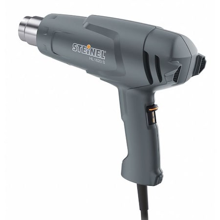 Heat Gun, Corded Powered, 120V AC, Dual Temp. Setting, 1, 300 W Watt, Pistol-Grip Handle MPN:HL1620S